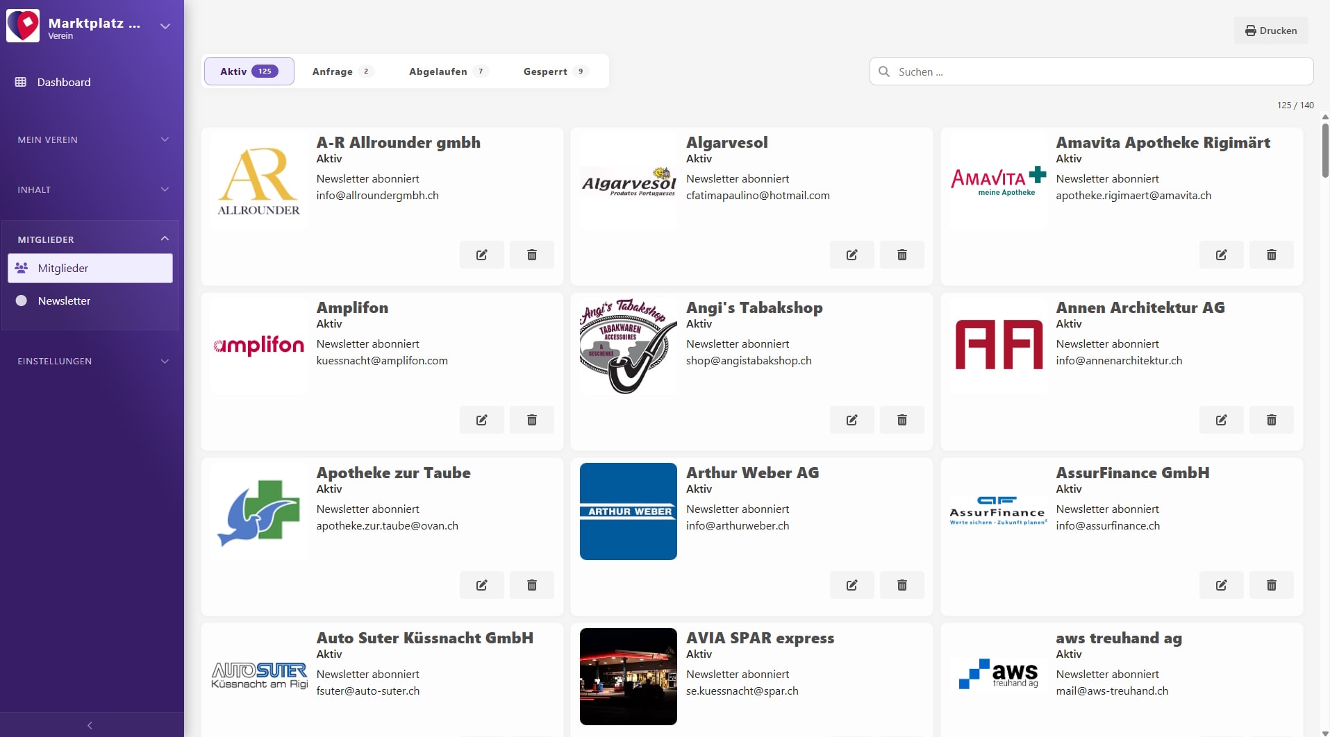 Die Plattform für Unternehmen, Vereine und Communities